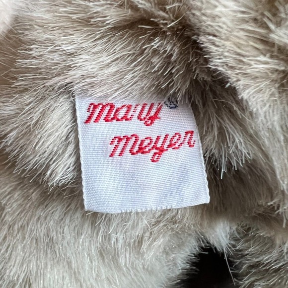 Vintage Mary Meyer Plush Bear Society Celia, Faux Fur Coat Jacket Beret Hat 12” - Picture 8 of 10